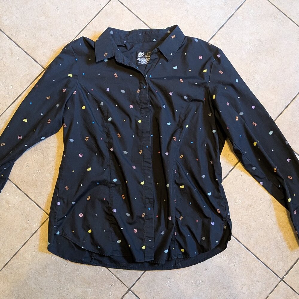 Taco Bell Women Shirt L Hot Sauce Graphic